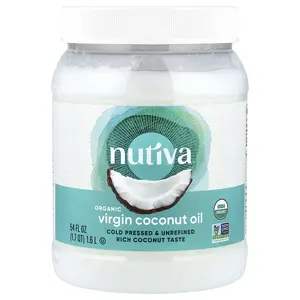 Nutiva Organic Virgin Coconut Oil, 54 fl oz (1.6 l)