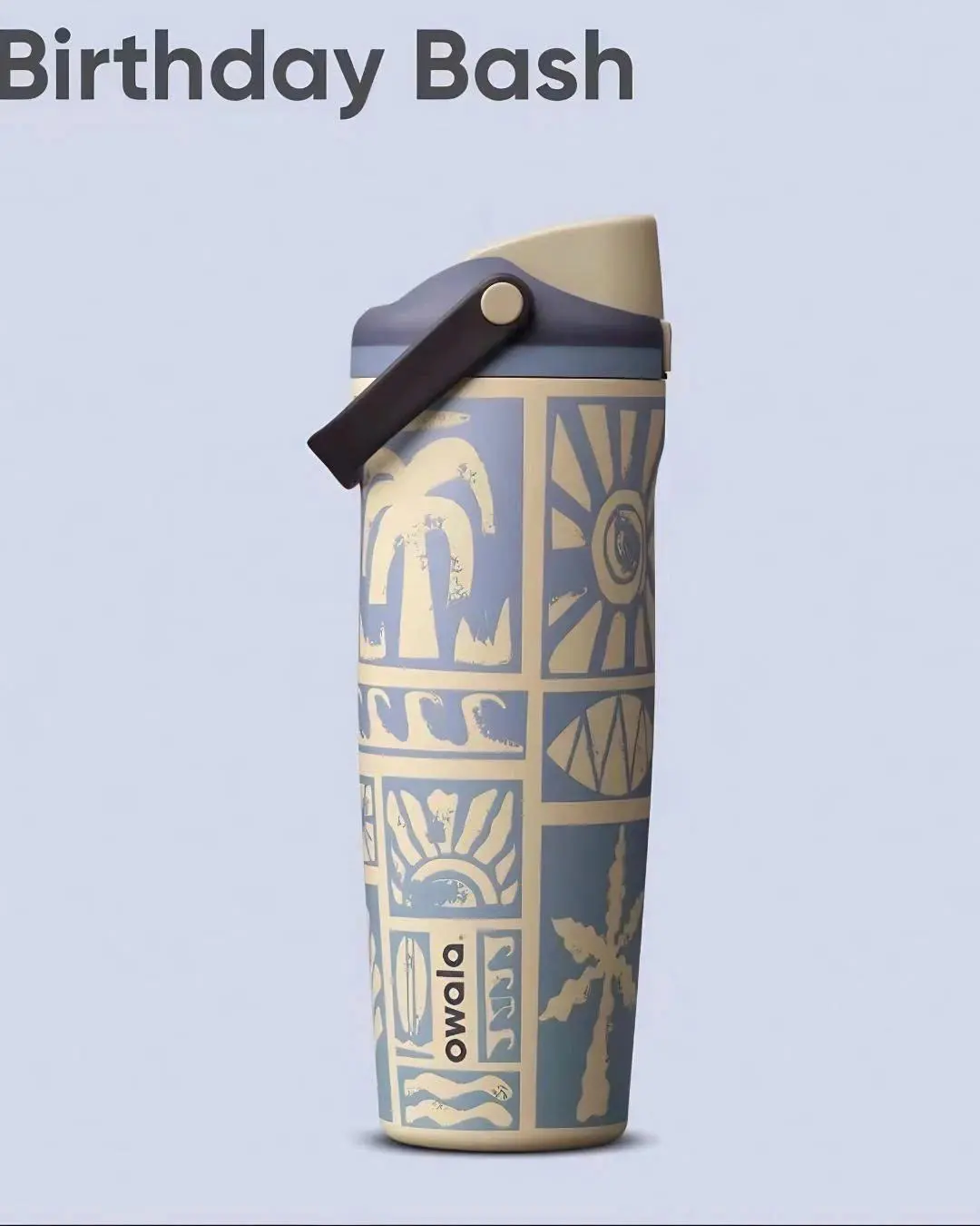 Owala Vintage Surf Water Bottle – Beach Wave Aesthetic FreeSip Tumbler with Retro Surfing Vibes & Coastal Summer Style