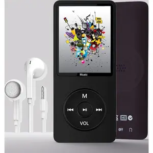 MP3 Player with 16GB Memory Card Built in Speaker for Music Video Photo Playback FM Radio Voice Recorder Ebook Reader Expandable to 128GB