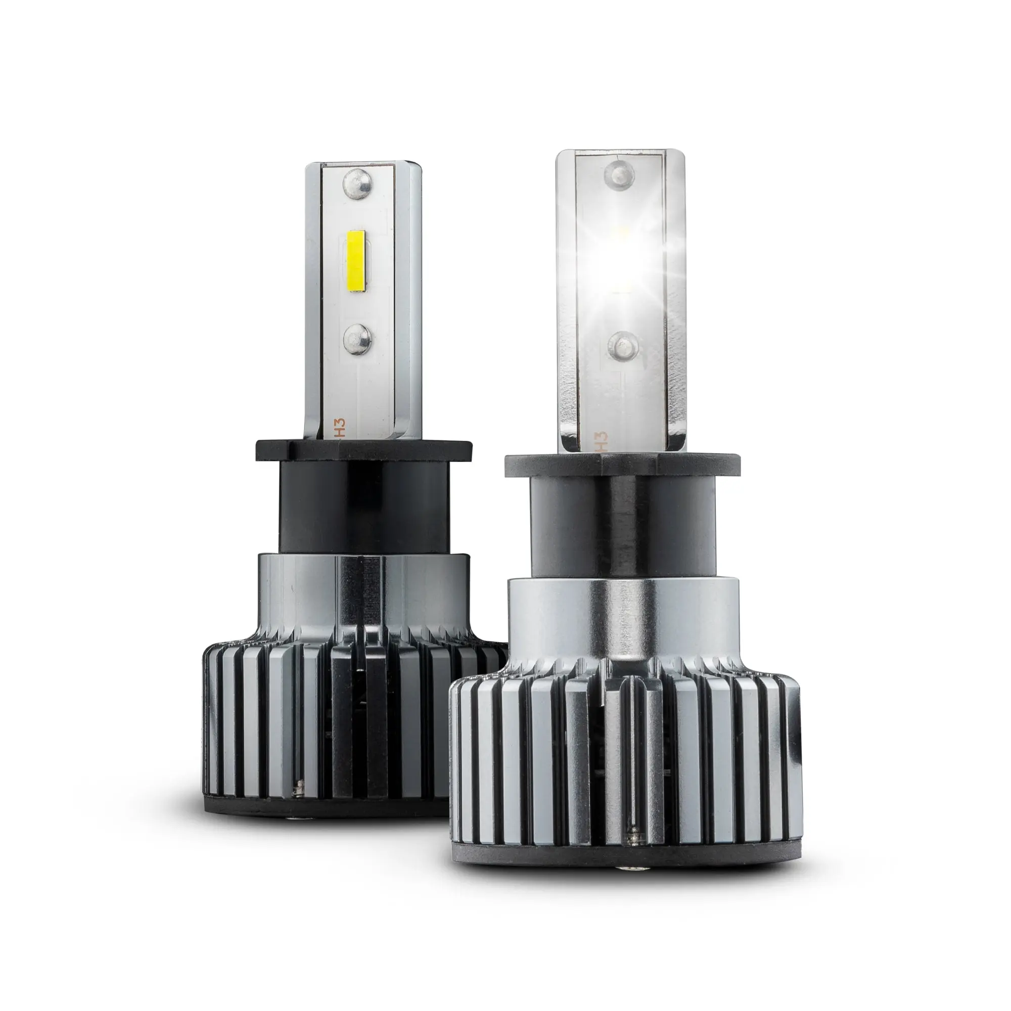 VISION H3 CSP LED Conversion Kit - 6500K White, 5000 Lumens, 30 W, Adjustable Temperature, High Output, Plug-and-Play LED Car Front Lights