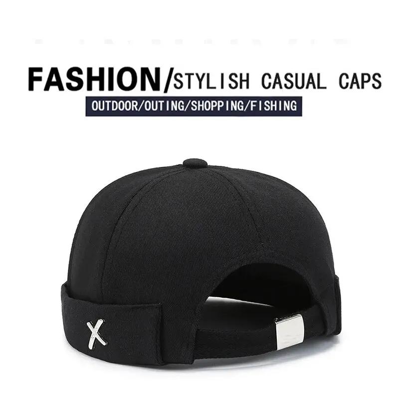 Spring New Hat, Korean Version Street Hat, Personality, Beanie, Round Hat, Sailor, Landlord Hat, Men's And Women's Niche