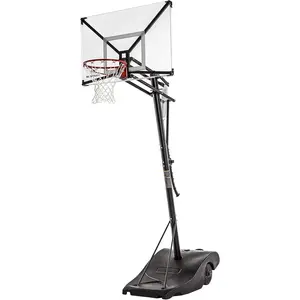 Silverback NXT Portable Adjustable 10ft Outdoor Basketball Hoop - 50" and 54" Basketball Goal Backboard Available - Assembles in 90 Minutes
