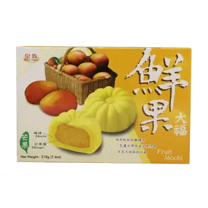 Royal Family Mango Flavour Fruit Mochi, Ambient Snack Cake & Dessert, 210g
