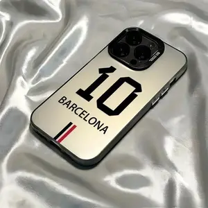 Barcelona 10 design phone case for iPhone17 16, 15, 14, 13, 12, 11 Pro Max, Plus with shock-resistant matte back cover phone accessories