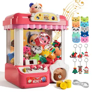 Claw Machine with Light and Music, Candy Claw Machine Arcade Game Toy ,Birthday Christmas New Year Gift