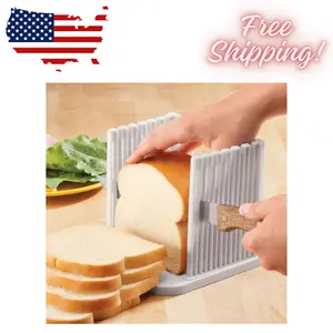 Adjustable Toast SlicerCutting Guide for Homemade Bread