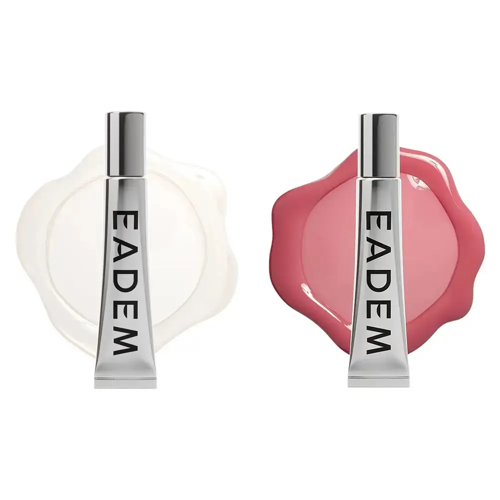 EADEM Le Chouchou1-3-Pack (Butter Mochi+Guava Fresca) - Sheer Nude Tinted Lip Balm for a Natural Everyday Shine. Lightweight, Non-Sticky & Keeps Lips Soft All Day. Moisture Hydrate Moisturize Glossy Lipstick