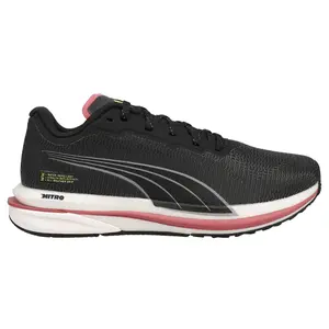 PUMA Womens Velocity Nitro Wtr Running Sneakers Shoes - Black