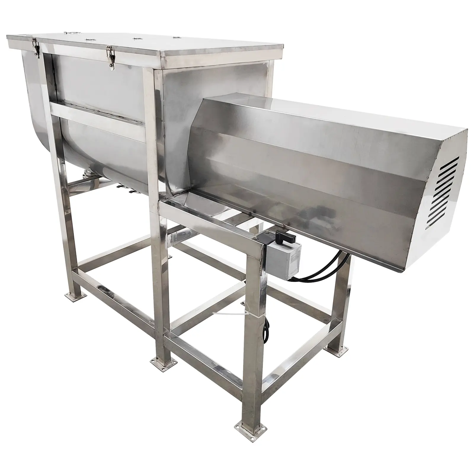 YOKOMA Horizontal Dry Wet Mixing Machine All SUS304 Stainless Steel, Industrial Blending Equipment for Powder & Paste Raw Materials