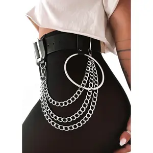 GENEVIEVE CHAINED BUCKLE BELT