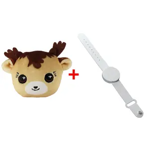 MagniPals Faith the Deer Magnetic Plush Toy with White Magnetic Wristband Starter Kit - Customizable, Wearable 2.5” Collectible for Kids and Plush Collectors, Ultimate Plush - Fidget Toy Combo