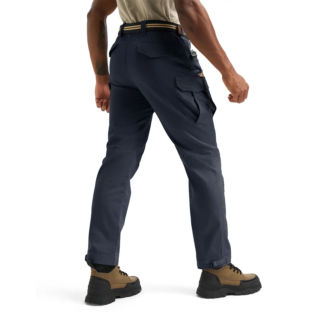 GOPUNE Men's Tactical Work Pants Lightweight Multi-Pocket Water Resistant Cargo Pants Ripstop Hiking Military Construction Outdoor Pants 10 Pockets #swimweek #outdoorfun #fathersdaygift