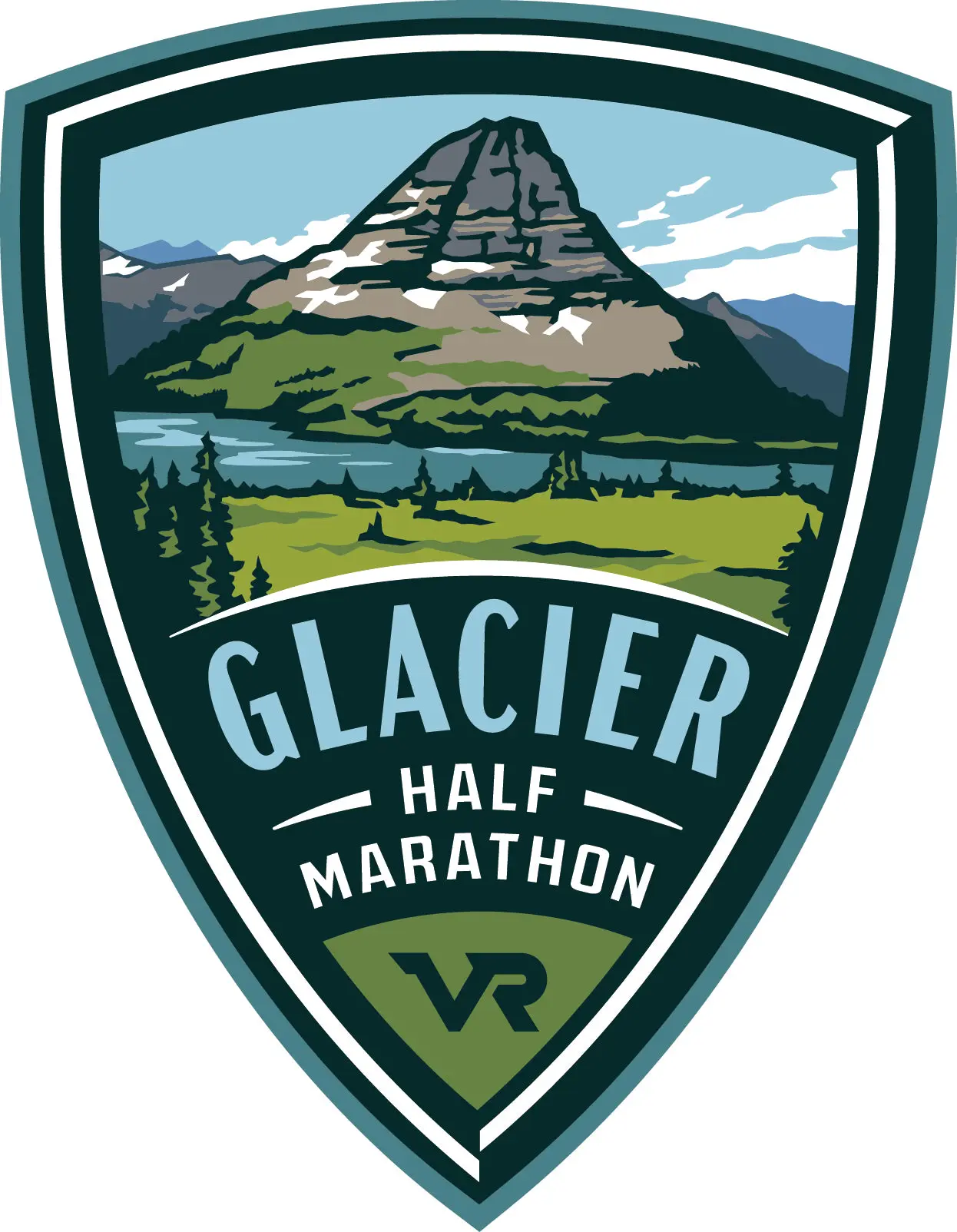 Glacier Half Marathon Stickers