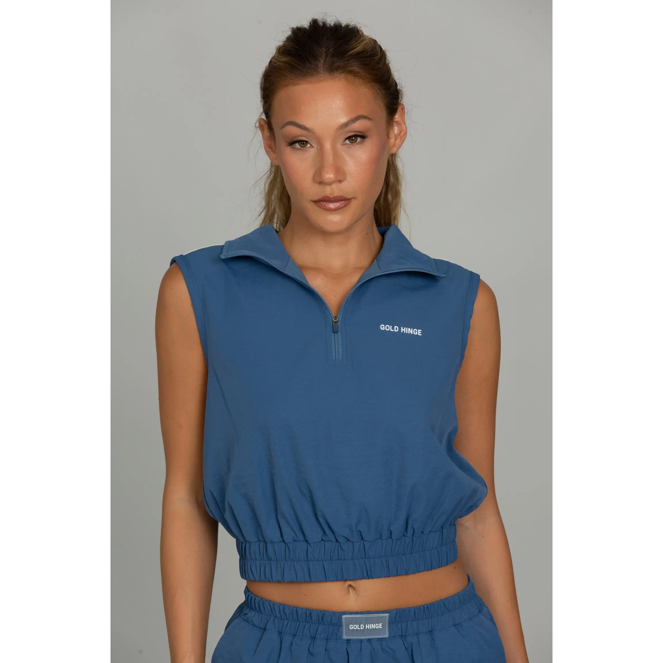 Deep Lagoon ActiveEase Half-Zip Vest