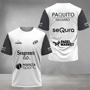 Hot sale in summer Men's and women's youth badminton sports T-shirts for outdoor sports training in short sleeves