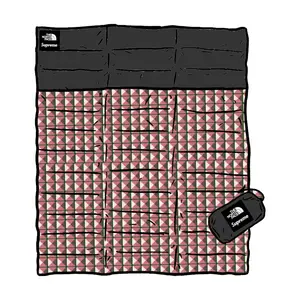 Supreme The North Face Studded Nuptse Blanket Red by StockX