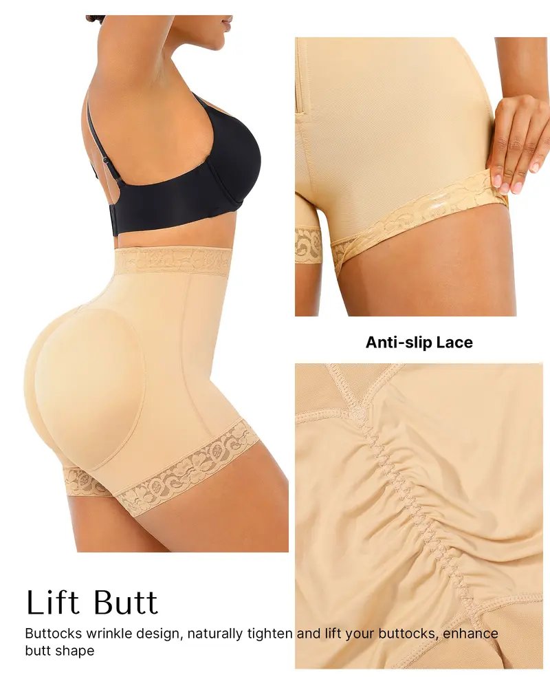 Product Introduction of Shapellx AirSlim Lace Steel Boned Shapewear for Women Butt Enhancer Tummy Tucking Shorts Womenswear Comfort Fajas Colombianas Basic Post Surgery 1