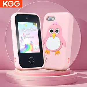 KGG Cute Cartoon Pattern MP3 Player, 1 Count Mini Smart Phone, Funny Learning Education Tool, Smart Watch Music Game Player, Alarm Clock Calculator Flashlight, Audio
