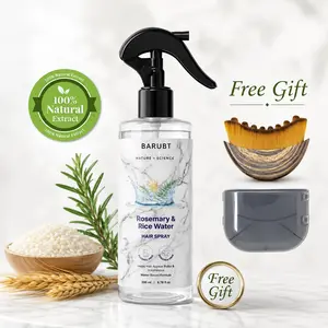 Nature x Science Rosemary & Rice Water Hair Essence | Natural Plant Extract | Lightweight, Non-Sticky Formula for Soft & Smooth Hair | Fast Absorbing 200ml