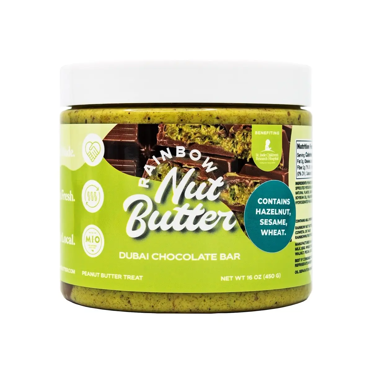 Dubai Chocolate Bar Hazelnut Pistachio Nut Butter Cream NEW RECIPE HAZELNUT