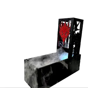 Light Up and Fogging Dragon Themed Dice Tower with LED Lighting and Smoke Effect for Tabletop Gaming