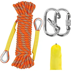 Rope 100 ft - 1/4 Inch General Purpose Rope for Tents, Hammocks, Harnesses, Awnings, Ideal for Outdoor Use