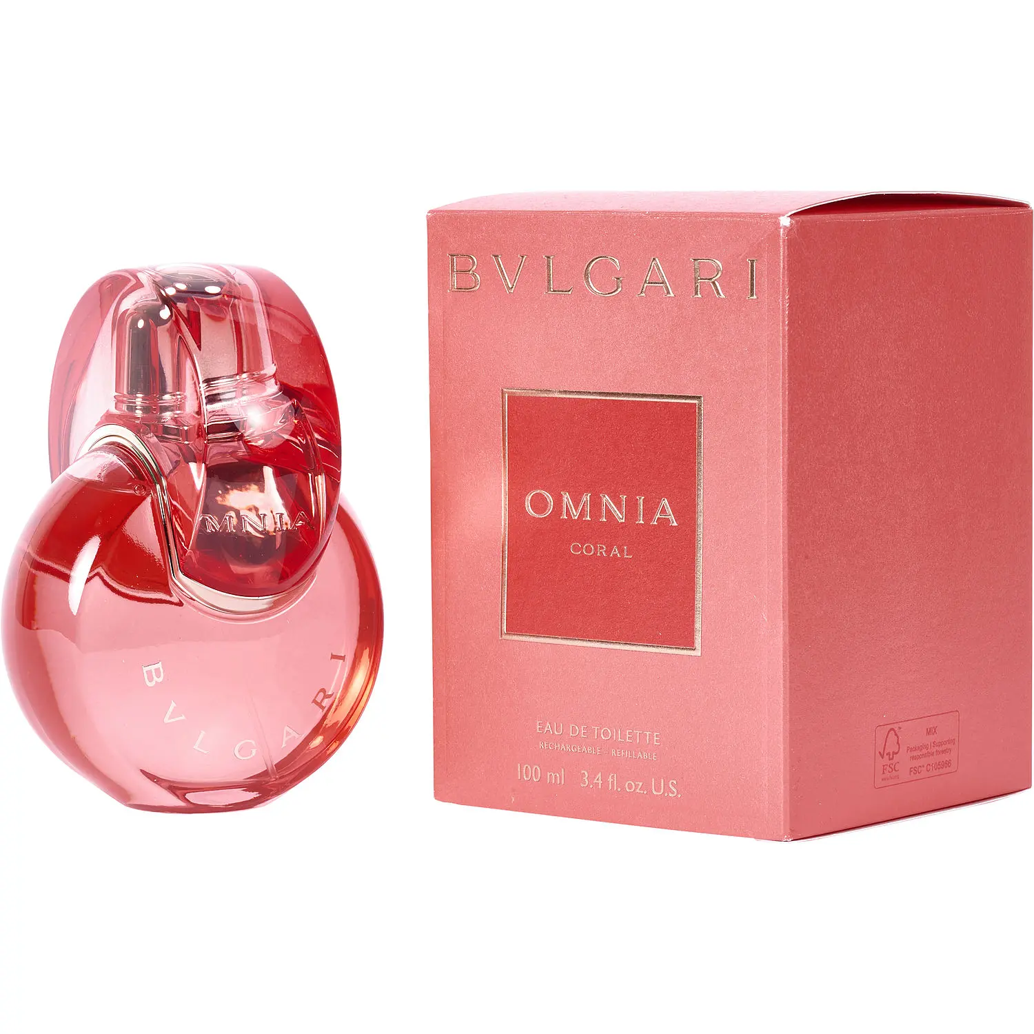 Bvlgari Omnia Coral By Bvlgari Edt For Women Bvlgari Omnia Coral By Bvlgari Edt For Women