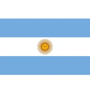 Argentina Flag 3x5 FT – Outdoor Indoor Polyester Banner with Brass Grommets – Fade-Resistant National Flag for Home, Garden, Events