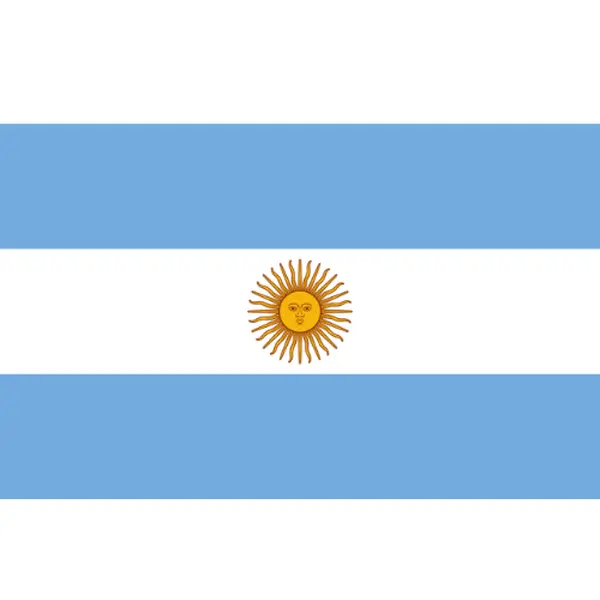 Argentina Flag 3x5 FT – Outdoor Indoor Polyester Banner with Brass Grommets – Fade-Resistant National Flag for Home, Garden, Events