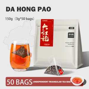 Da Hong Pao 50pcs/150g Oolong Tea High Quality Tea Leaves Wuyi Rock Tea Chinese Tea From Wuyi Mountain Gift for parents friends Beverage Nata