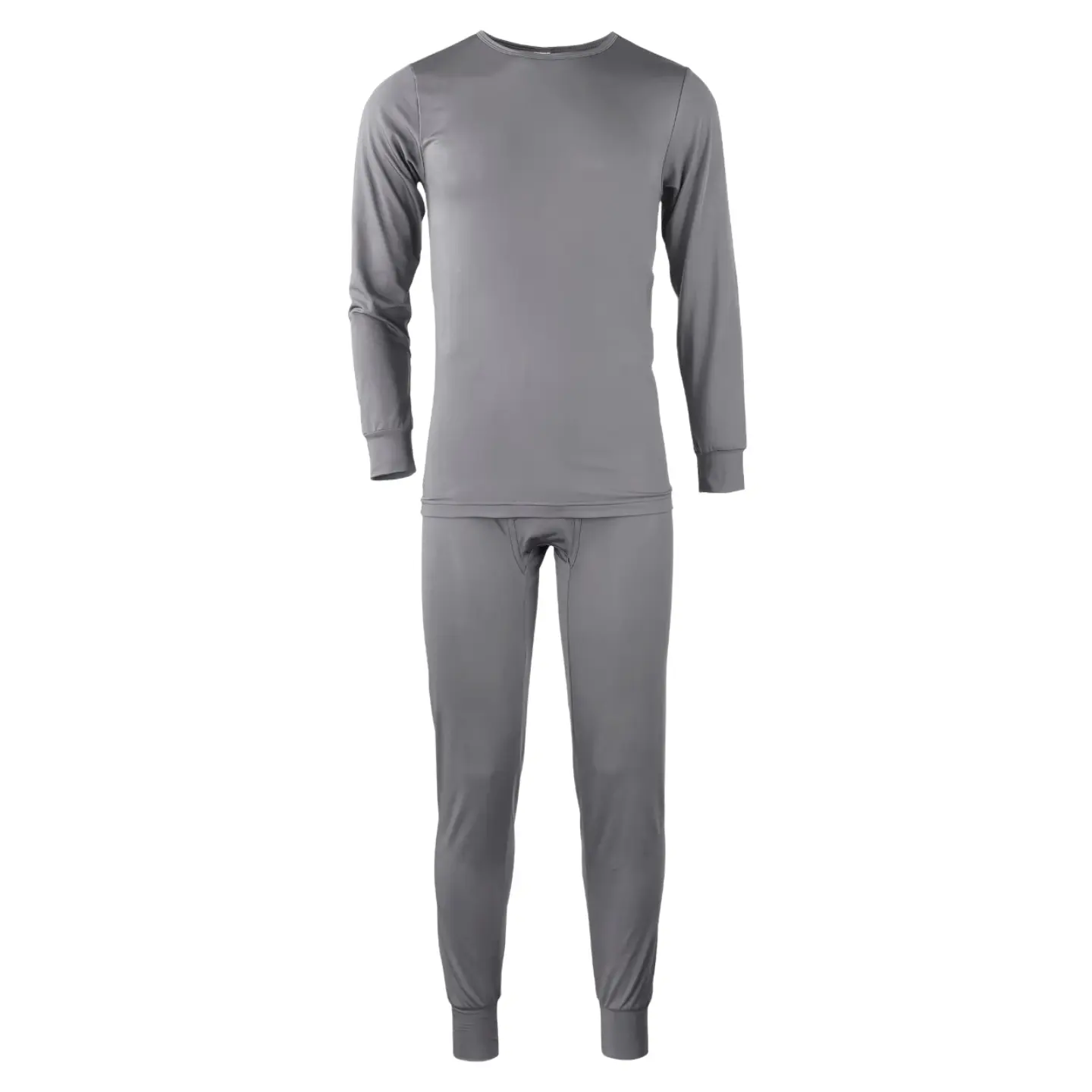Men's Fleece Thermal Underwear 2 Piece Set S-3XL Top & Bottom Combo Shirts and Pants Warm Lined Underwear Basic Layer Fall Winter Cold Weather Outdoor