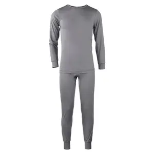 Men's Fleece Thermal Underwear 2 Piece Set S-3XL Top & Bottom Combo Shirts and Pants Warm Lined Underwear Basic Layer Fall Winter Cold Weather Outdoor
