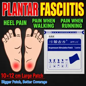 Heel patch for heel pain, plantar fascia pain, heel spurs, walking discomfort, foot pain, heel area