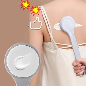 1pc Bath Tool Body Brush, Reusable Bath Brush with Sponge Pad After-Bath Care Tool, Exfoliating Shower Scrubber, Multi-Function Body Lotion Applicator, Suitable for Daily Body Lotion or Shower Gel and Other Skin Care Products, Great Gift