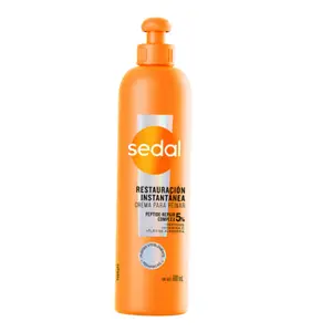 Sedal Instantaneous Restoration Cream for Styling Ideal for Repairing and Strengthening Damaged Hair Leaving it Super Soft and Pleasant to Touch 300 ml