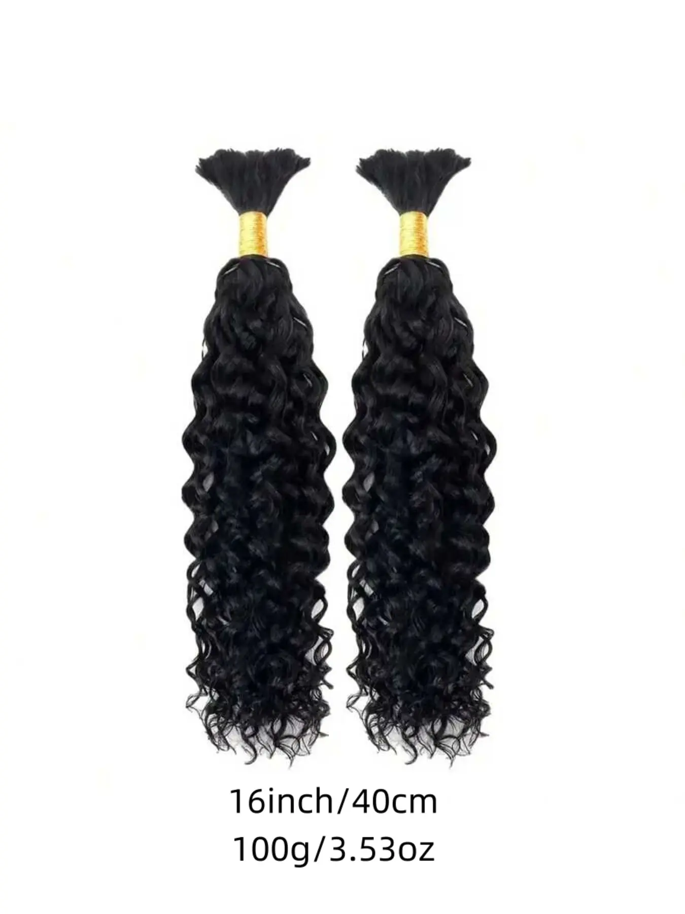 Human Braiding Hair 100g Water Wave Bulk Human Hair for 