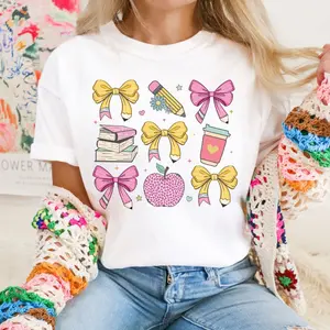 Coquette Teacher Shirt, s Teacher Tee, Back to School, Cute Teacher Gift, 1st Day of School, Teacher Appreciation, New Teacher