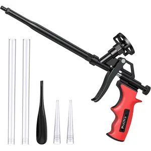 Foam Gun, Professional Foaming Gun Heavy Duty PU Expanding Foam Gun Caulking Gun Spray Application Applicator for Caulking, Filling, Sealing, Home and Office Use