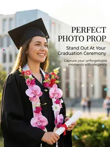 Floral Graduation Shawl, Labeled Floral Graduation Wreath, 2026 Class, Graduation Belt, Photo Props, Graduation Gifts