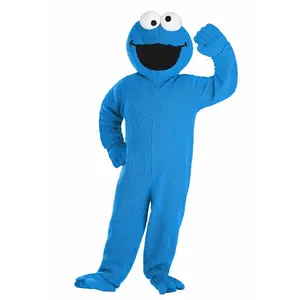 Plus Size Cookie Monster Mascot Adult Costume