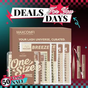 MaxComfi Spider Lash Clusters - DD Curl Eyelashes, Smudge-Proof Waterproof Mascara, Super Soft Thin Band, Beginner-Friendly DIY Design for Natural Daily Glowup & Voluminous Summer Makeup