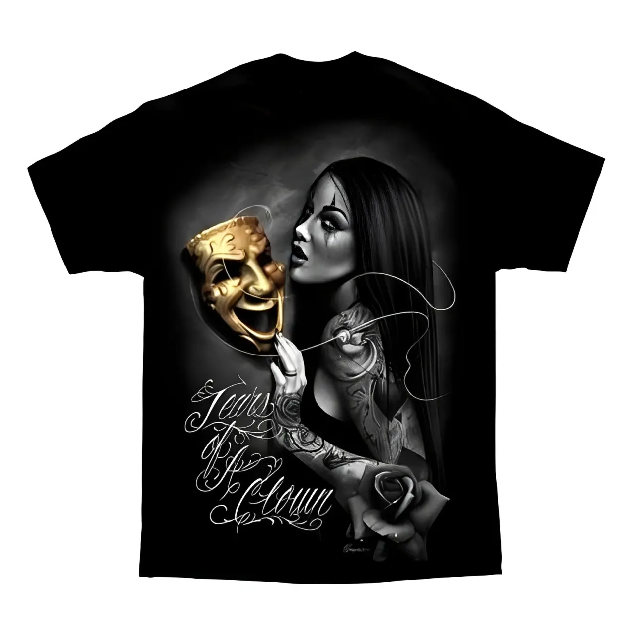 DGA Tears Of A Clown Graphic T-shirt Summer