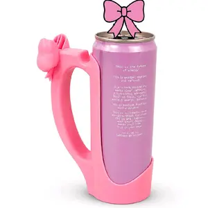 Can Holder with Straw Decoration