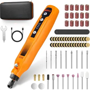 Mini Cordless Rotary Tool, 5-Speed and USB Charging Rotary Tool Kit with 69 Accessories, Multi-Purpose 3.7V Power Rotary Tool for Sanding, Polishing, Drilling, Etching, Engraving, DIY Crafts