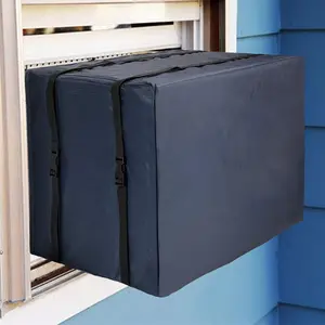 Window Air Conditioner Cover for Outside Unit, AC Covers for Outdoor Window Small Size - 21.5"W x 16"D x 15"H Inches, Blue