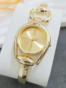Fashion New Quartz Watch High-End Vintage Button Ladies' Wristwatch, Unique Luxury Low-Key Design, Elegant Women's Bracelet Watch, Modern Fashionable Wristwatch