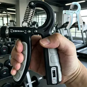 10-100kg Adjustable Hand Grip,Strengthener Hand Grip Trainer With Counter Wrist Forearm And Hand Exerciser For Muscle Building,Fitness Equipment, Adjustable Hand Gripper