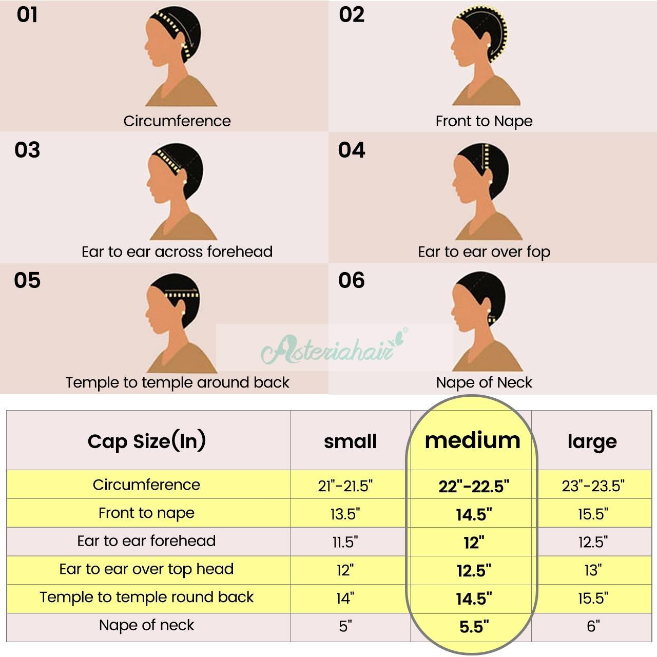 [Spring Must Have] Asteria Hair Curly 7x4 Pre Cut Ready to Go Glueless Wig Pre Bleached Lace Closure Wig Human Hair Natural Hairline Valentine Musts