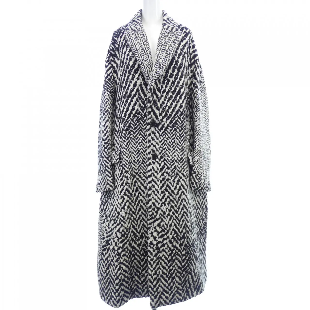 Pre-owned Loewe Others Small Leather Goods Wool Coat