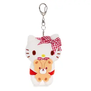Hello Kitty Plush Mascot Keychain (Red Gingham) Hello Kitty Plush Mascot Keychain (Red Gingham)